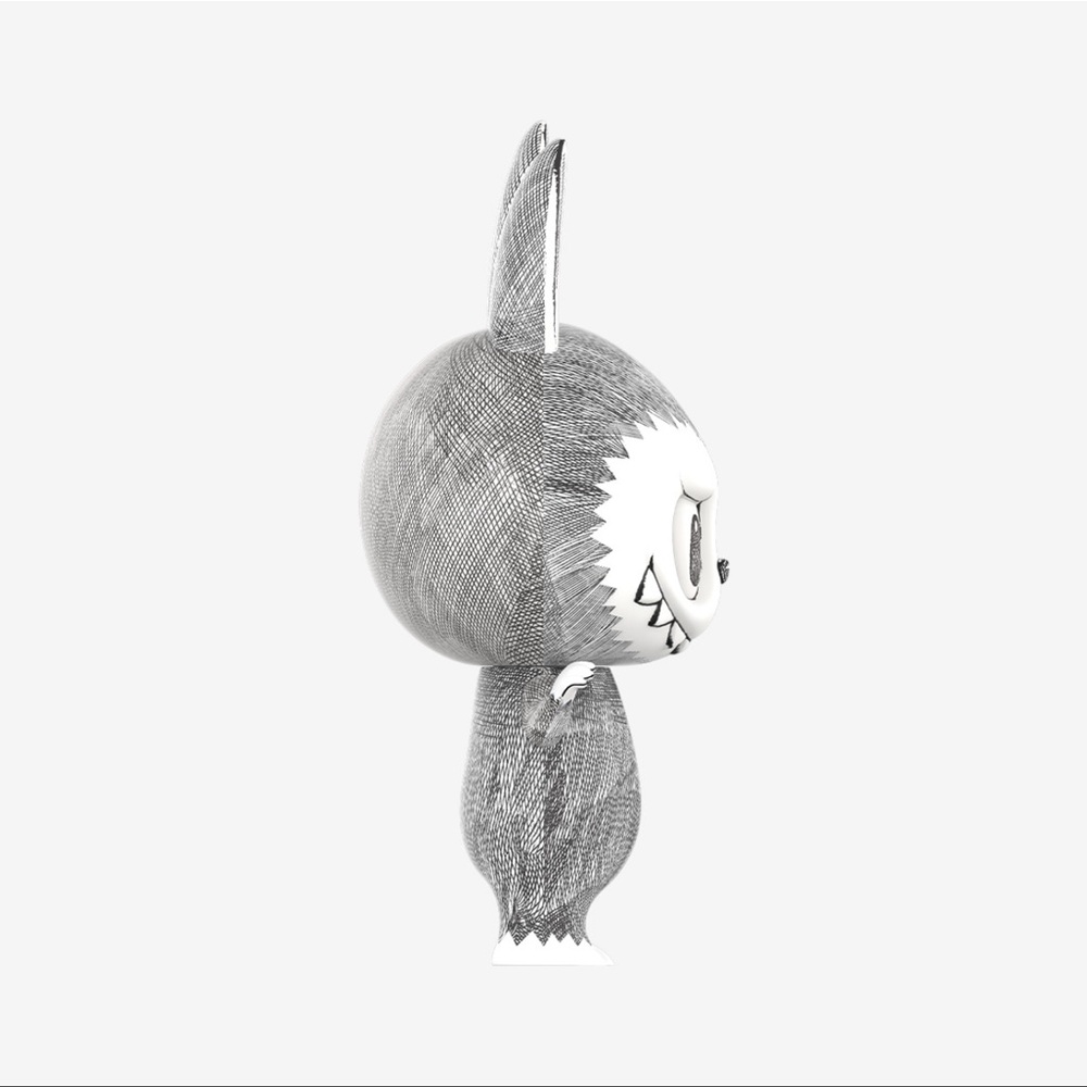 POP MART The Monsters Sketch 400% Mega Labubu - Picture 4 of 6